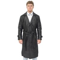 Herren-Trenchcoat aus Leder in voller Länge – Appleton