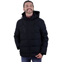 Herren Warme Daunenjacke Jacke Winterjacke Schwarz