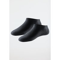 Herrensneaker 2er-Pack Organic Cotton schwarz - 95/5 39/42 von Schiesser