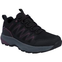 Hi-Tec Stealth Low Womens Polyester Damen Wanderschuhe in Schwarz/Lila