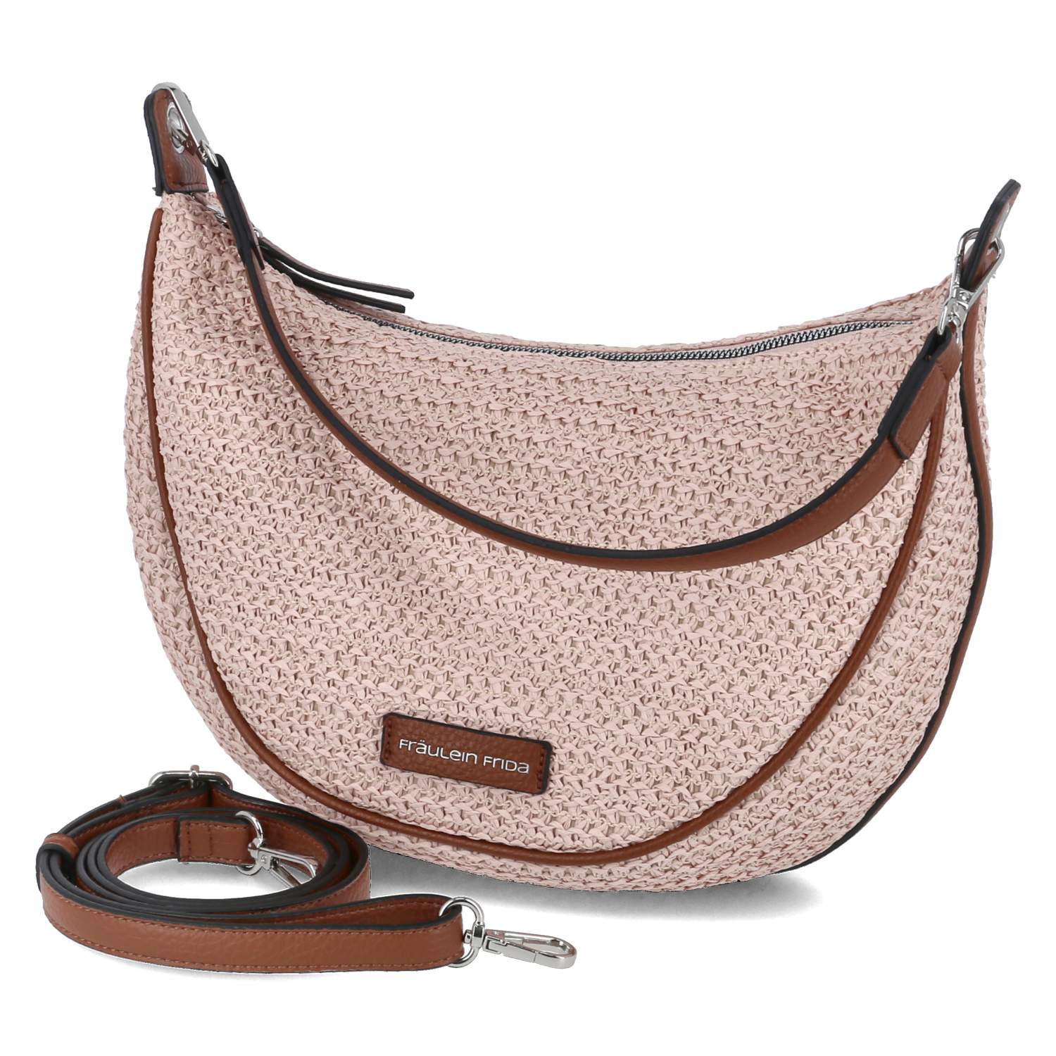 Fräulein Frida Hobo Bag  Rosa - Gr. One Size - Rosa - von Fräulein Frida