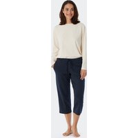 Hose 3/4-lang Punkte dunkelblau - Mix+Relax 40 von Schiesser