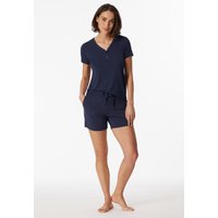 Hose kurz Modal blau - Mix+Relax 46 von Schiesser