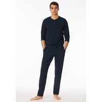 Hose lang dunkelblau - Mix+Relax 56 von Schiesser