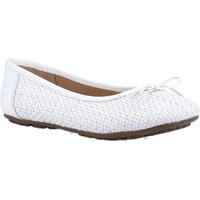 Hush Puppies Damen/Damen Ballerina Leder Pumps (Weiß)