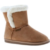 Hush Puppies Damen Pantoffeln Booties Ashleigh Leder Slip On tan