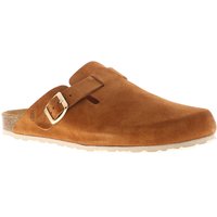 Hush Puppies Damen Sandalen Bailey Geschlossene Zehe Mule Leder Flach Slip-On Beige