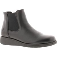 Hush Puppies Damen Stiefeletten Ankle Leonie Leder Slipper schwarz Hush Puppies Damen Stiefeletten Ankle Leonie Leder Slipper schwarz