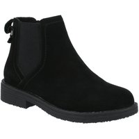 Hush Puppies - Damen Stiefeletten "Maddy", Wildleder (Schwarz)