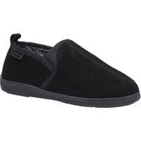 Hush Puppies Herren Arnold Slip On Leder Pantoffel (Schwarz)