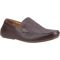 Hush Puppies Ralph Leder Herren Braun Bootsschuhe