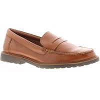 Hush Puppies Verity Slip On Leder Damen Loafer In Tan