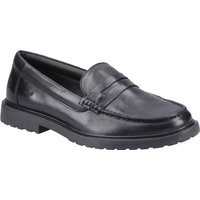 Hush Puppies Verity Slip On Leder Damen Schwarz Loafers