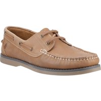 Hush Puppies Wilson Leder Herren Tan Bootsschuhe