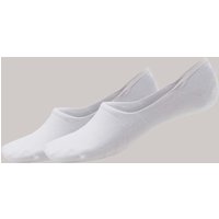 Inshoe-Herrensocken 2er-Pack weiss - Long Life Cool 41/42 von Schiesser