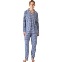 JJB3 Damen-Langarm-Shirt-Pyjama