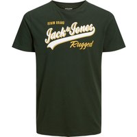 Jack & Jones T-Shirt mit Label-Schriftzug auf Brusthöhe von jack & jones