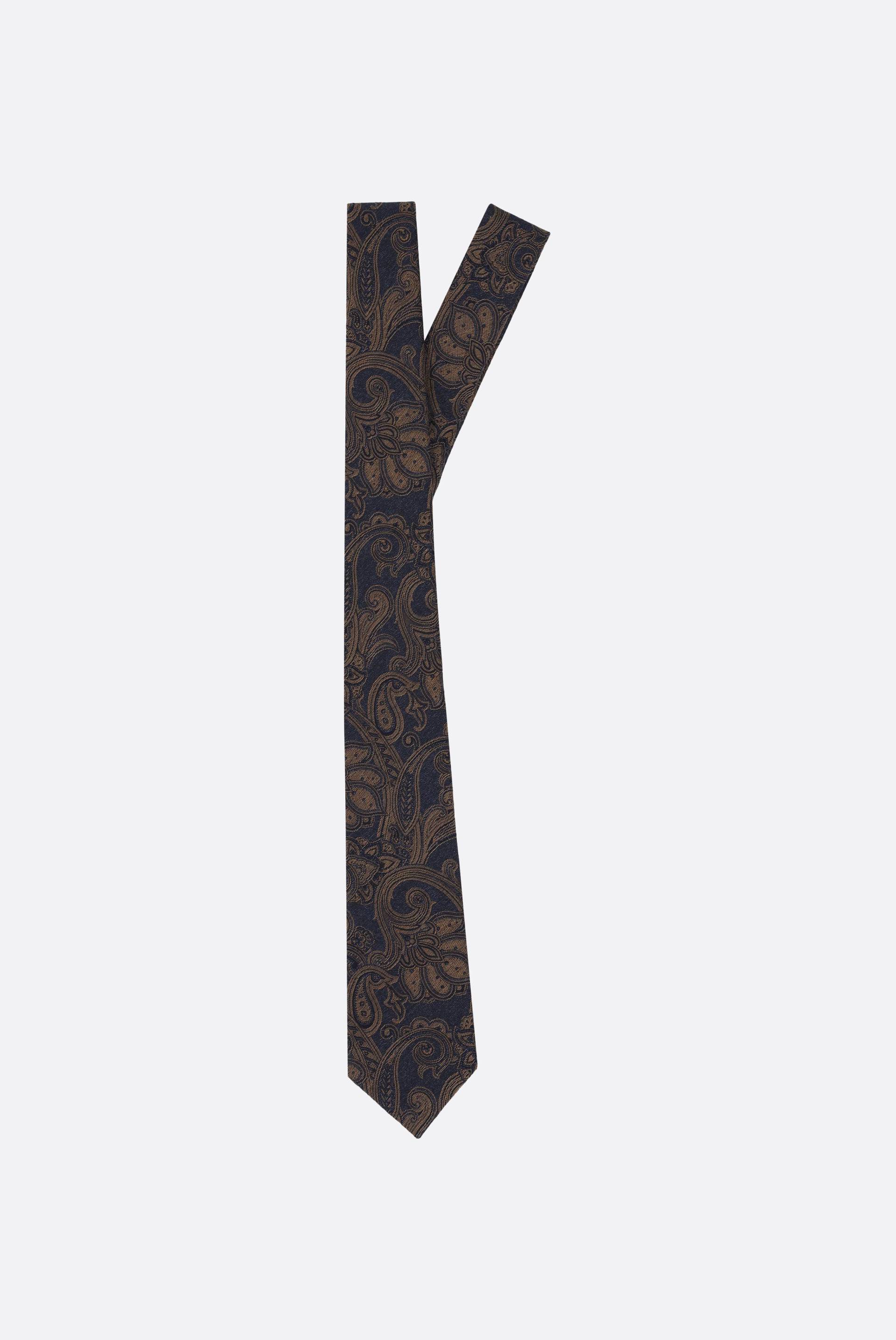 Jacquard-Krawatte aus Seidenmischung mit Paisley Design von van Laack