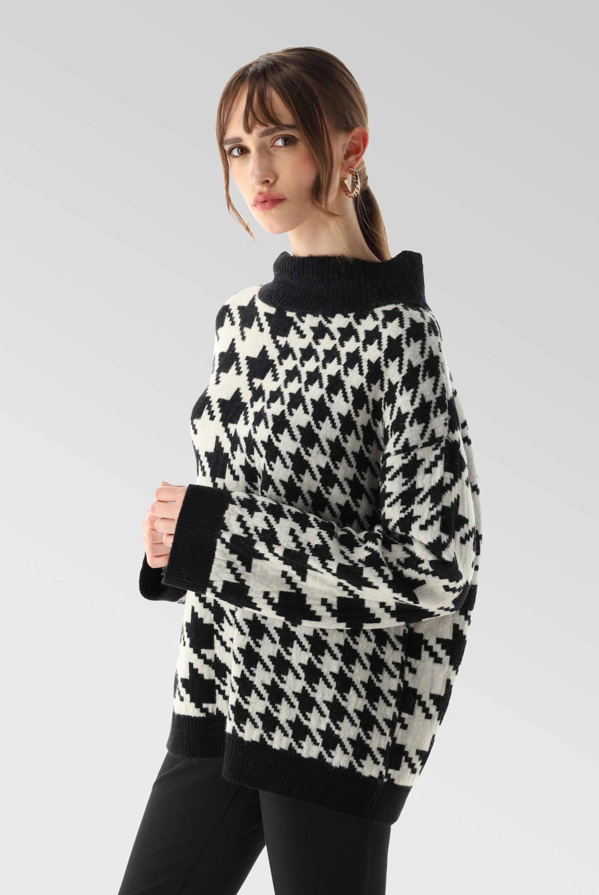 Jacquard-Pullover mit Alpaka von van Laack