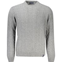 Kabelstrick Rundhals-Pullover