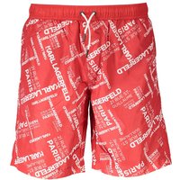Karl Lagerfeld Rote Polyester Herren Bademode