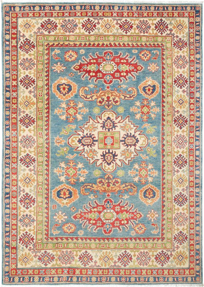 Kazak Teppich 150 x 210 Grau (Pakistan) Handgeknüpft