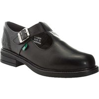 Kickers - Mädchen Schul-Uniform-Schuhe "Lach", Leder (Schwarz)