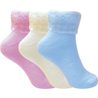 Kinder/Kinder 4 Pack dünne Baumwolle Rich Xmas Weihnachten Socken 3 Größen
