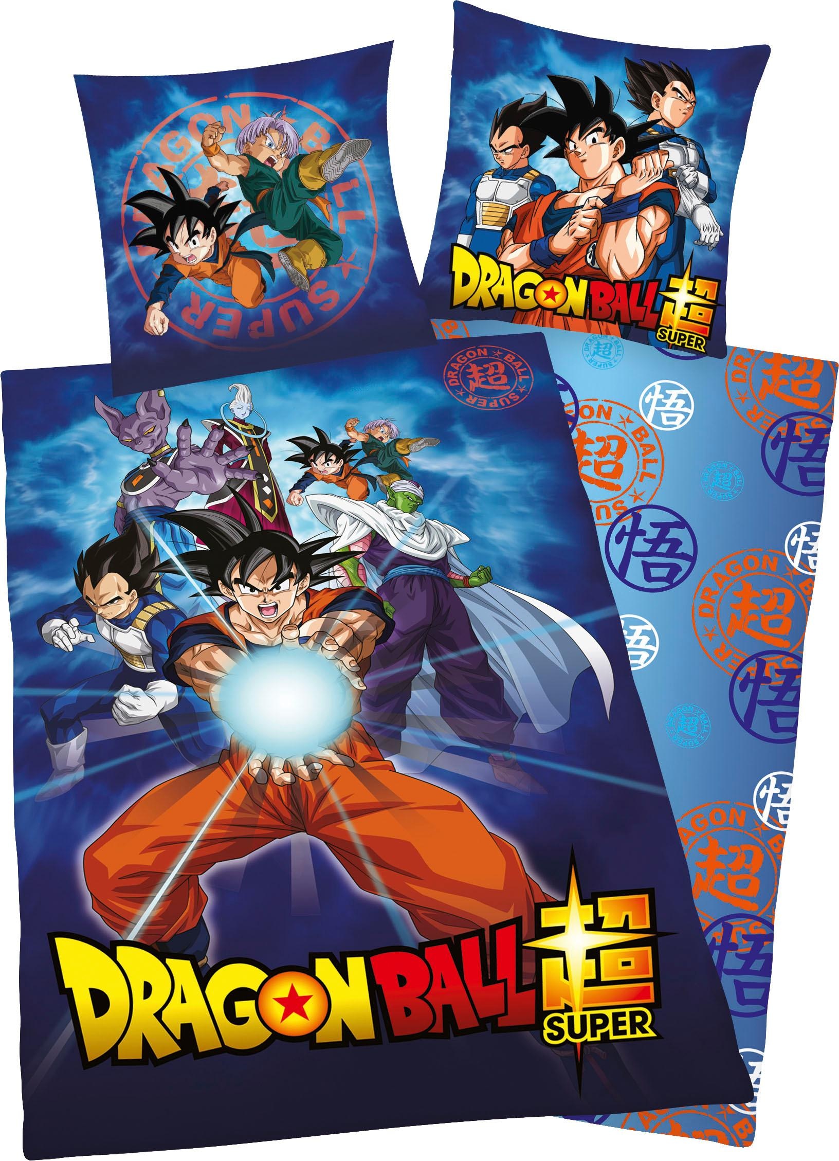 Kinderbettwäsche "Dragonball" 2 Stk. tlg. mit Dragonball Motiv