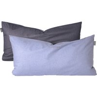 Kissenhüllen 2er-Set Renforcé navy - SCHIESSER Home 40*80 von Schiesser