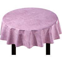 Klassisch marmorierte Wachstuch-Tischdecke, Flieder, Grösse 140