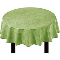 Klassisch marmorierte Wachstuch-Tischdecke, Grün, Grösse 140