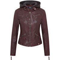 Klassische Bikerjacke mit Kapuze f�r Damen - Brazzaville