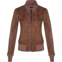 Klassische MA-1 Wildleder-Bomberjacke für Damen – Newbury Klassische MA-1 Wildleder-Bomberjacke für Damen – Newbury