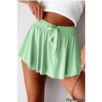 Kordelzug-Taille A-Linien Minirock