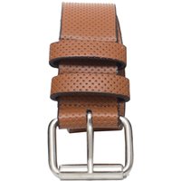 Kruze Herren Tan geprägter Ledergürtel