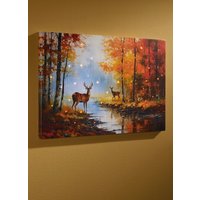 LED-Bild mit Fernbedienung, Bunt