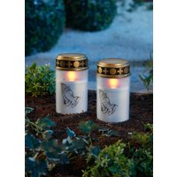 LED-Grablicht, 2er-Set, Weiss