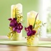 LED-Kerzen 2er-Set Creme