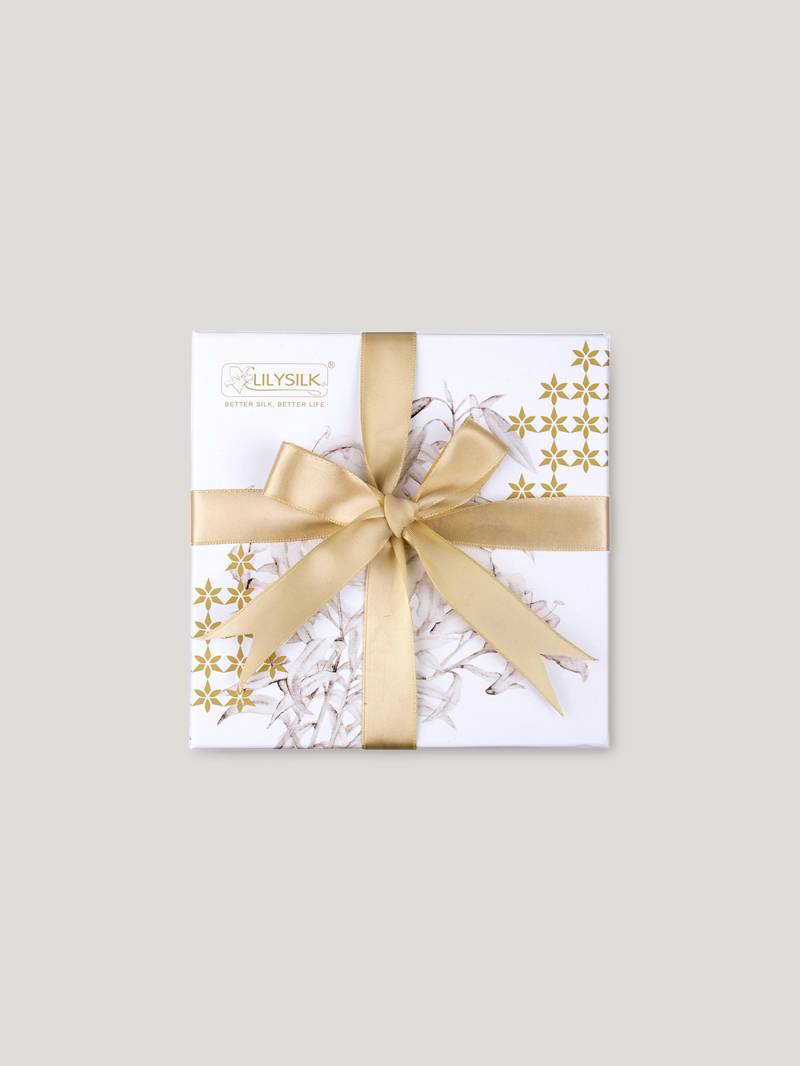 LILYSILK Morgenmantel Damen Seide Gold DE Charmeuse Seide Ungefärbte Goldene Naturseide Leicht Und Atmungsaktiv S