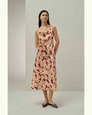 LILYSILK Seide Camisole Kleider Hergestellt Aus Liberty-Stoff Daffodil Dream-Druck Super Weich Narzissentraum M DE