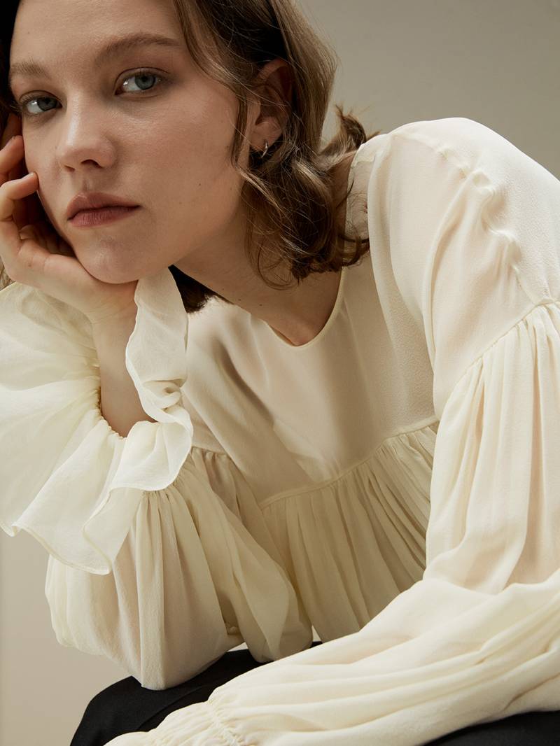 LILYSILK Seiden Bluse Damen Reine Seide Mit Halbtransparenten Schultern Leicht Und Weich Vanillepudding Weiß M Deutschland LILYSILK Seiden Bluse Damen Reine Seide Mit Halbtransparenten Schultern Leicht Und Weich Vanillepudding Weiß M Deutschland