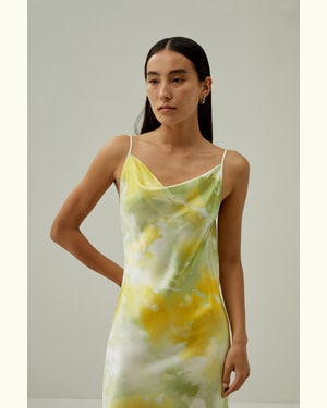 LILYSILK Sommerkleid Seide Mit Seinem Bezaubernden Print Perfekte Wahl Für Urlaub Oder Zusammenkünfte Sommerfantasie XS DE