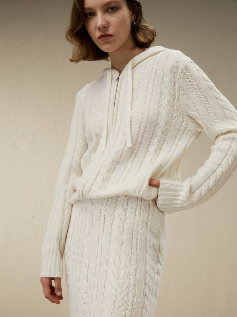 LILYSILK Wollpullover Damen Kaschmir Wolle Kapuzenpullover Mit Reißverschluss Leicht Und Weich Weiß M Deutschland LILYSILK Wollpullover Damen Kaschmir Wolle Kapuzenpullover Mit Reißverschluss Leicht Und Weich Weiß M Deutschland