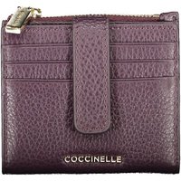 Leder-Kartenetui mit Reißverschlussfach