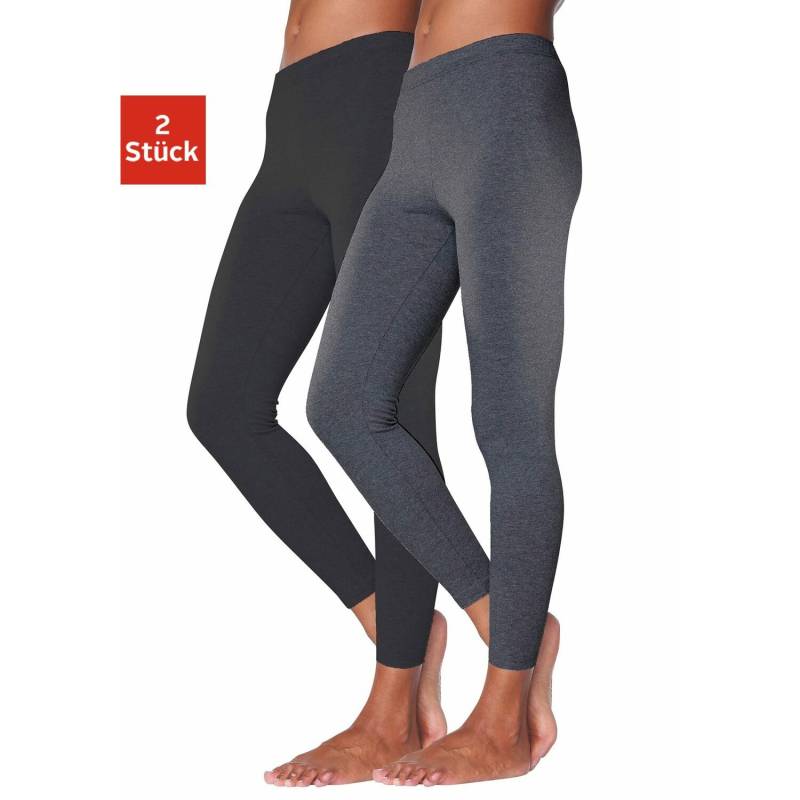 VIVANCE ACTIVE Leggings Damen anthrazit-meliert, schwarz Gr.36/38 von VIVANCE ACTIVE