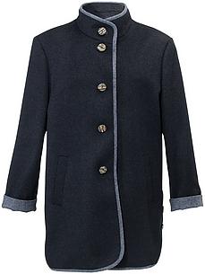 Loden-Longjacke Peter Hahn blau
