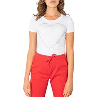 Love Moschino Damen T-Shirt in Weiß