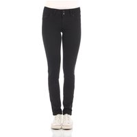 LTB Damen Jeans Molly M Super Slim Fit - Schwarz - Black to black Wash von LTB