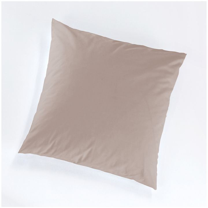 Luxus-Satin-Kissen taupe 40x40cm